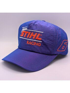 Team STIHL Racing Vintage Iridescent Purple 90's Jesse James Lay Outlaw Hat Cap